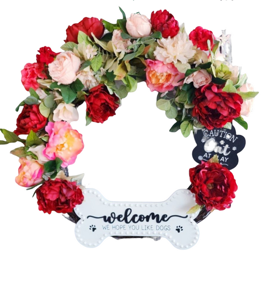 Pet lovers wreath